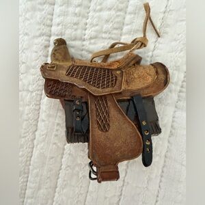 Cowboy Horse Saddle Riding Christmas Tree Ornament Western Rodeo